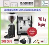 Combo máy pha cà phê CRM 3200B Và Máy Xay Cafe GEMILAI CRM020